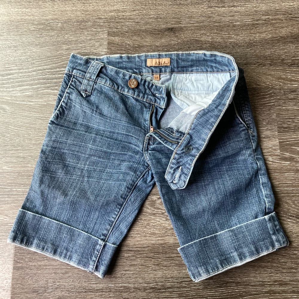 See Thru Soul Jean Shorts